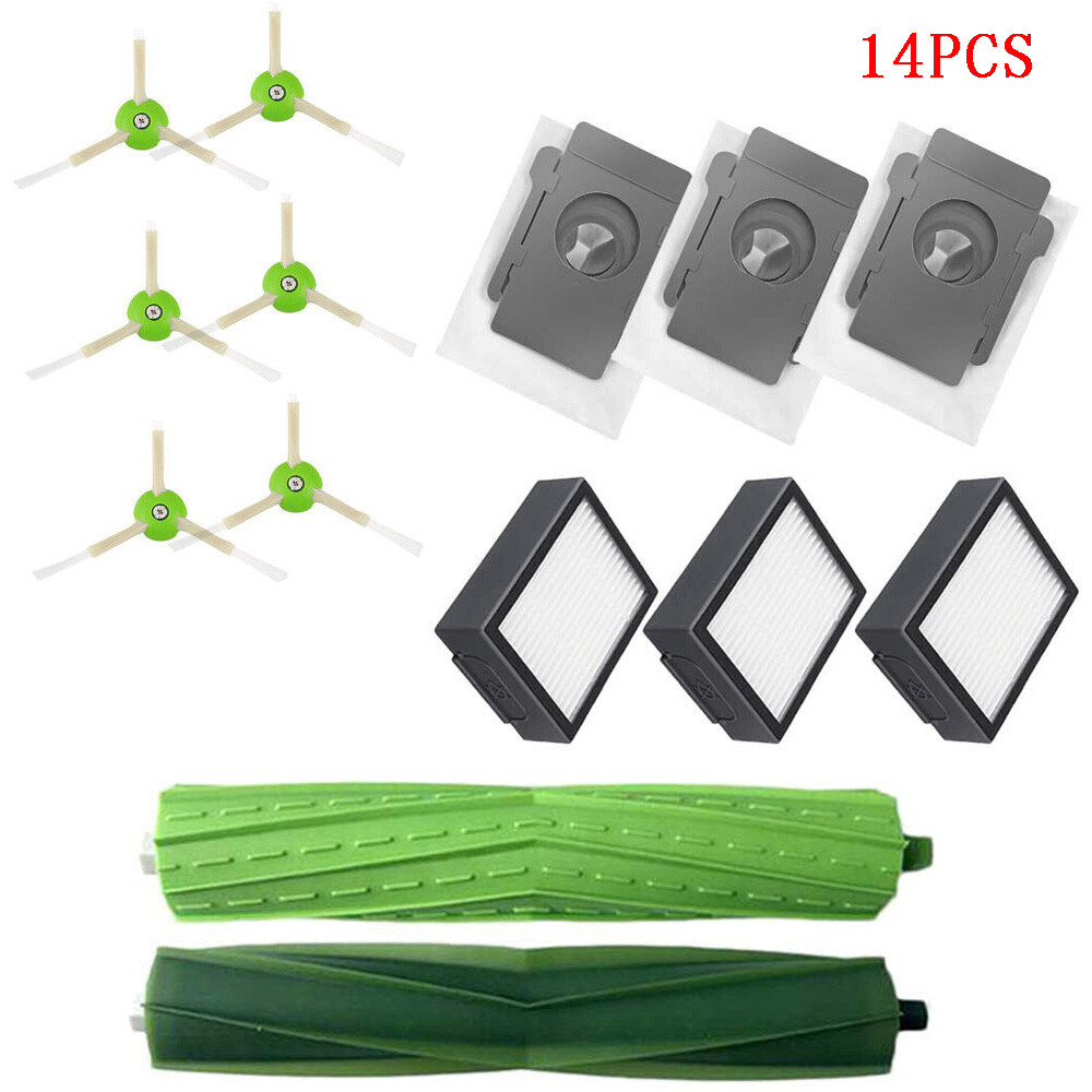 iRobot Roomba i3 i4 i6 i7 i8 Plus e5 e6 e7 Vacuum Roller Side Brush Replacement Filters Kit
