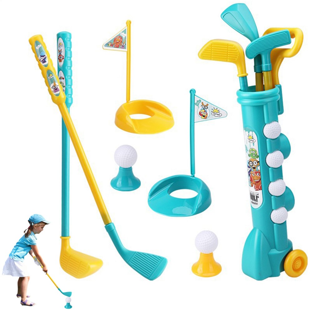 Toddler Kids Golf Set 12pcs Toddler Golf In/Outdoor Sports Toy,Training Golf Bal
