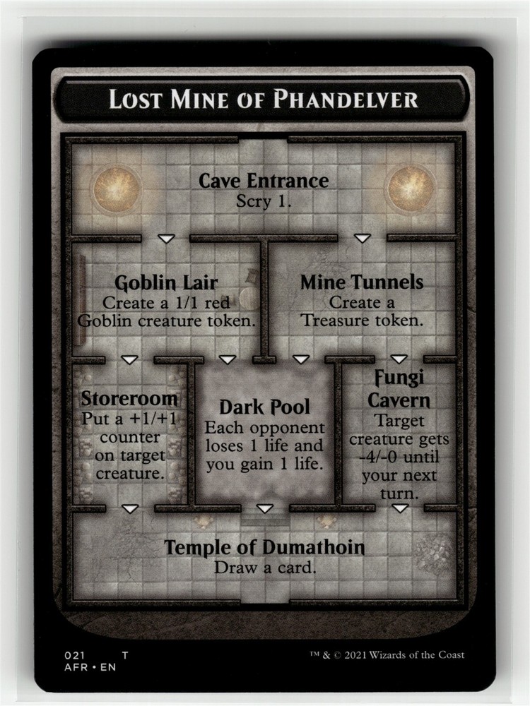 LOST MINE OF PHANDELVE Adventures in the Forgotten Realms #21//12 AFR(NM+)(MTG)