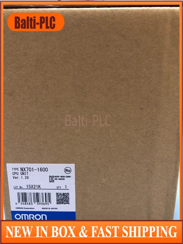 NX701-1600 Omron CPU Unit Brand New FedEx or DHL