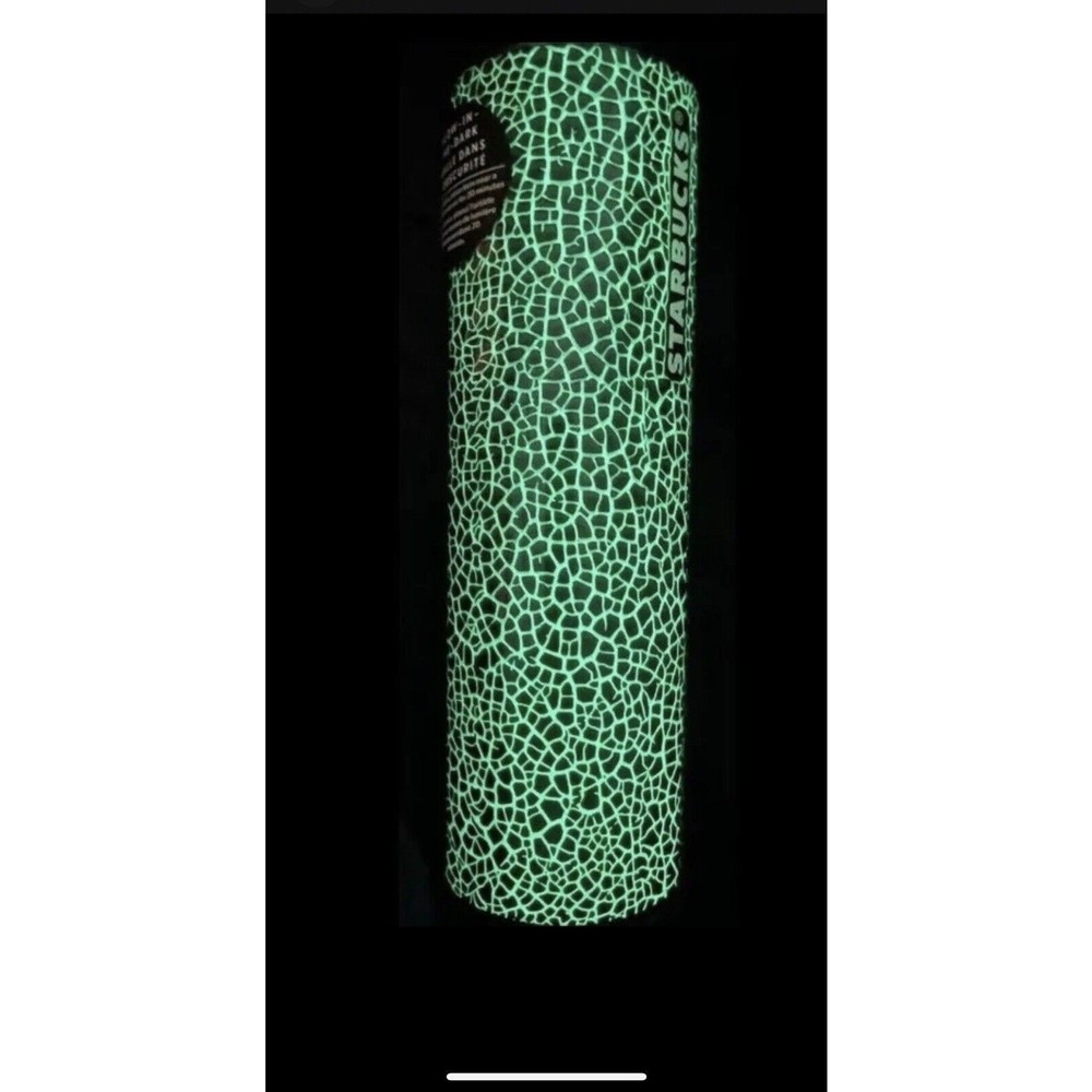 Starbucks Fall Halloween Night Crackle Glow in Dark Target Tumbler 16oz Cup2022