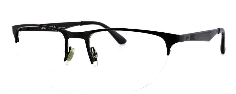 RAY-BAN RB6362 2509 53mm Black Half-Rim Eyeglasses Frames Only