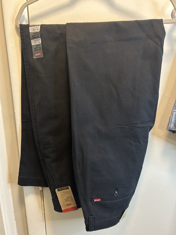 Levi’s XX Chino Standard Tapered Stretch Pants Men’s Size W36 L34 - Dark Blue