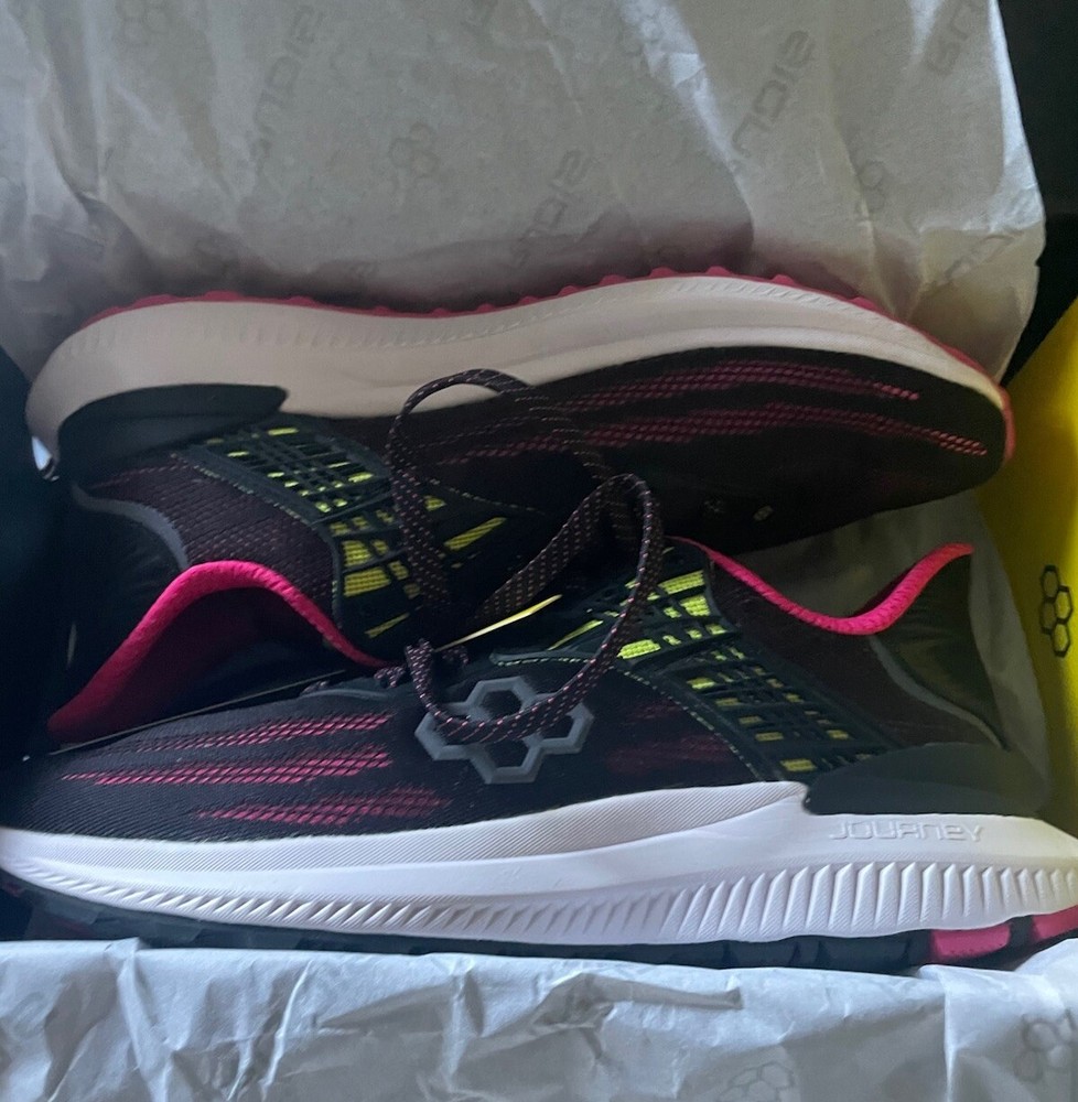 RUDIS JOURNEY Adult Training Shoes Size 8.5 Mens 10 Womens Pink Glow