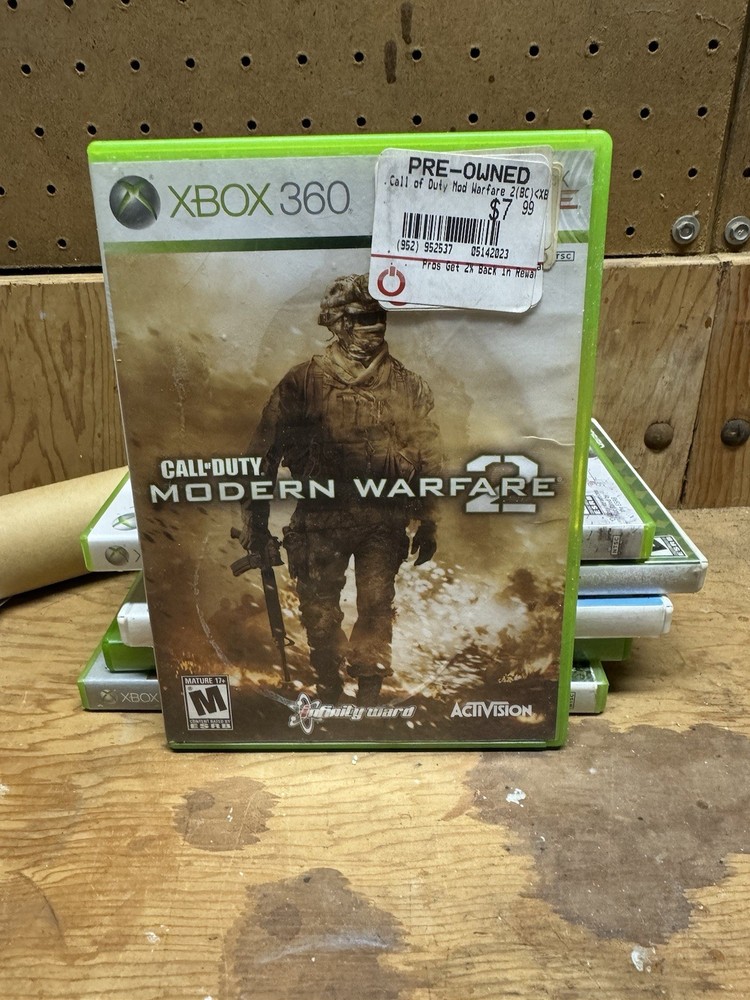 Call of Duty Modern Warfare 2 Xbox 360 2009 Complete Free Shipping  