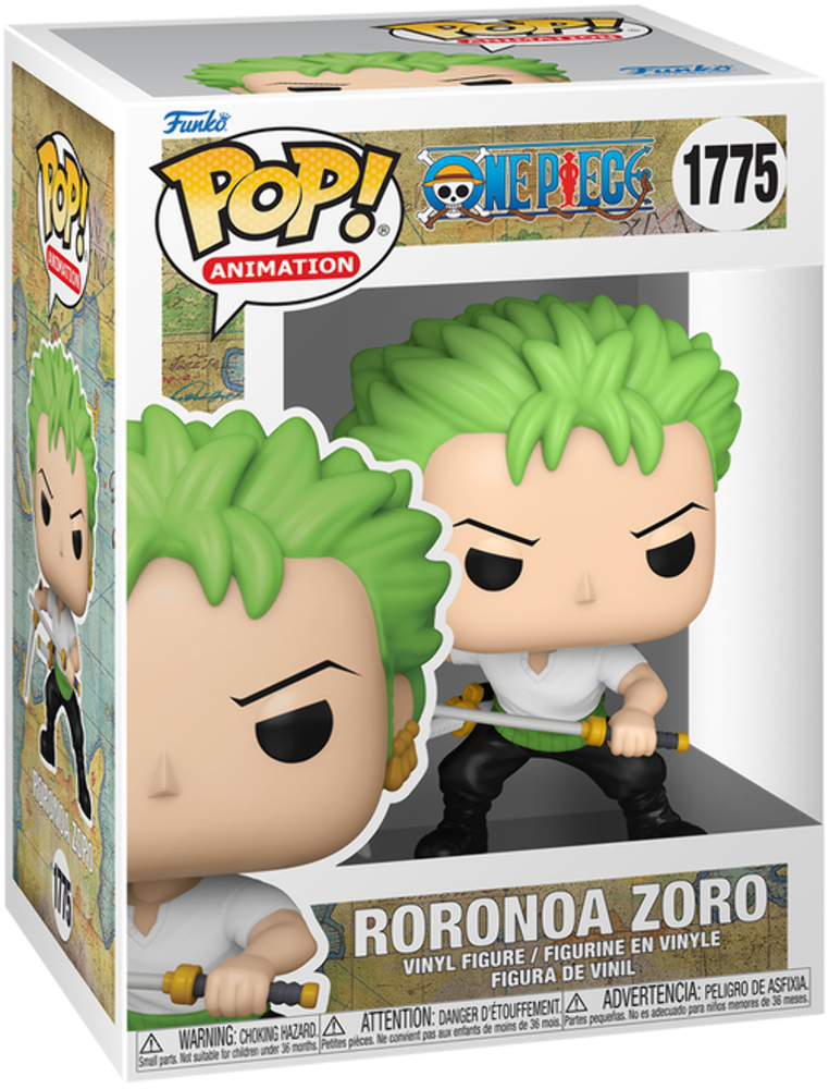 Funko POP One Piece Roronoa Zoro Two Sword Style Vinyl Figure #1775