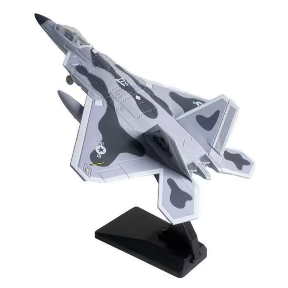1/72 F-22 Fighter Bomber Aircraft Diecast Fighting Jet Model Military Ornaments