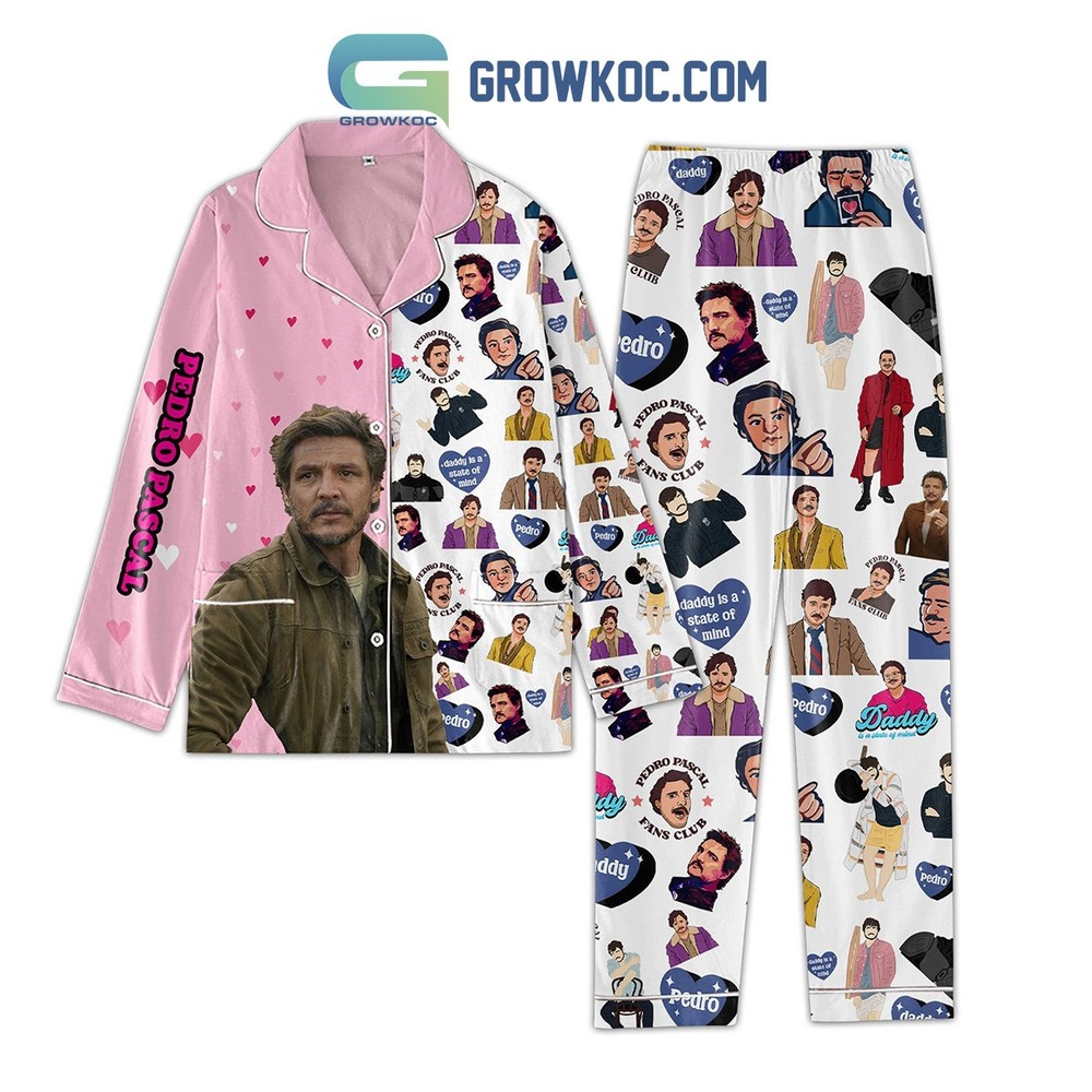 Pedro Pascal Fan Polyester Pajama Set for Men and Women