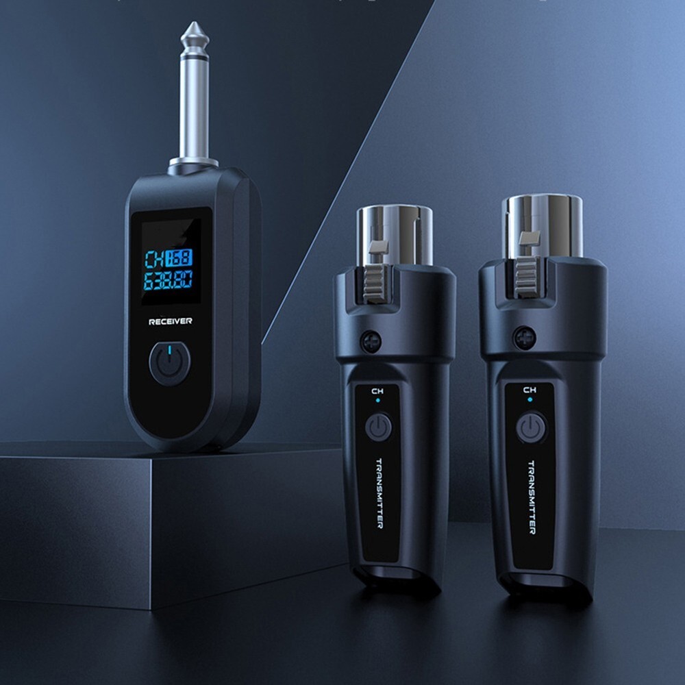 Wireless Guitar Adapter and Receiver Set for Professional Audio Mixing