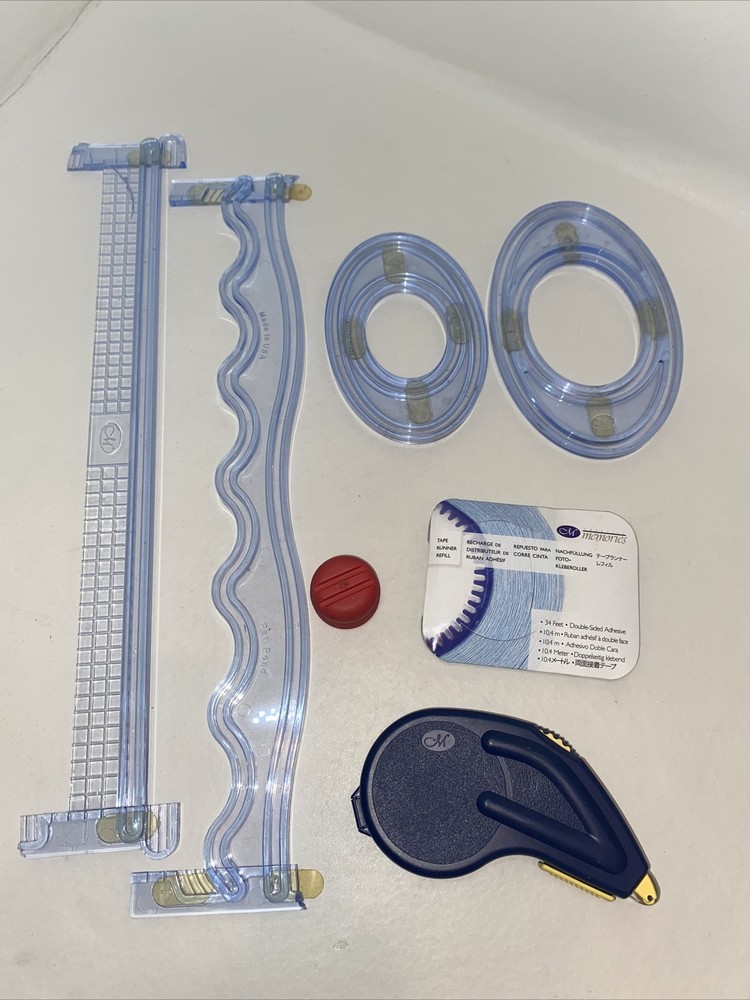 Creative Memories Custom Cutting System Lot- 1 Blade-Tape Runner With Refill