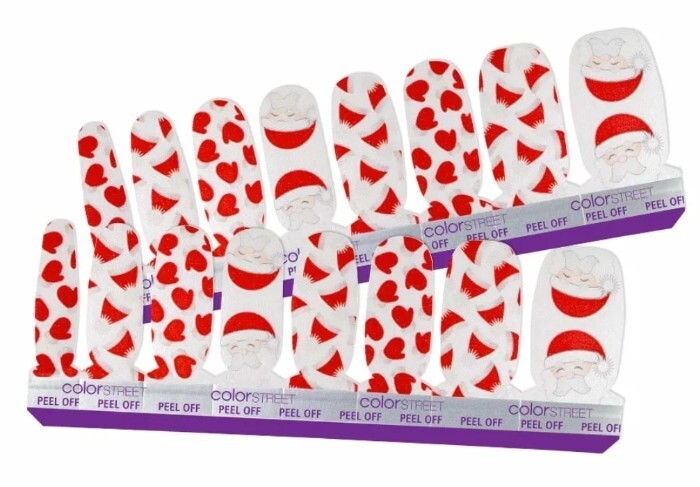 Christmas Santa Creme Nail Polish Strips by Color Street - On Sale-image