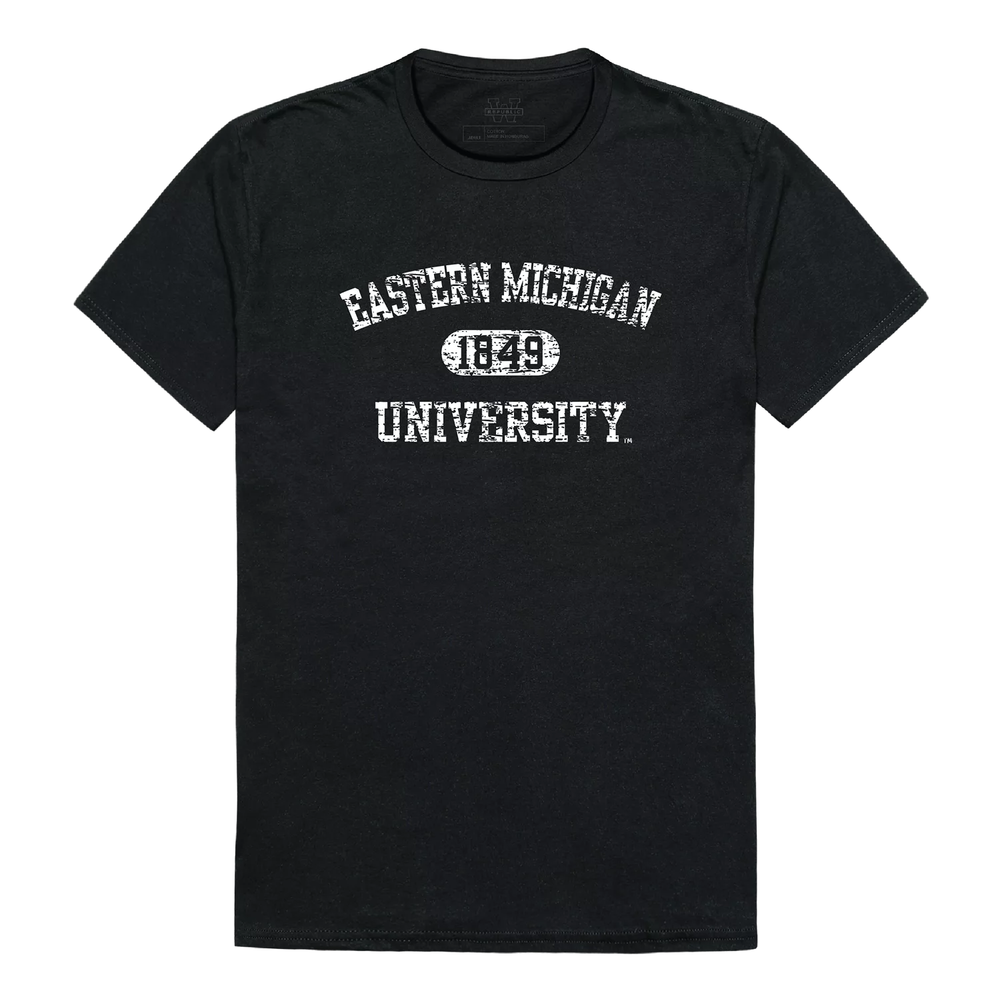 EMU Eagles Distressed Arch NCAA College T-Shirt Eastern Michigan University Tee