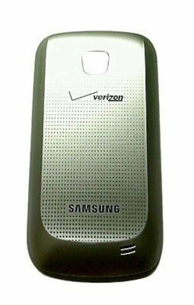 Genuine Samsung Illusion SCH-i110 Verizon Silver Battery Cover for Bar Phone