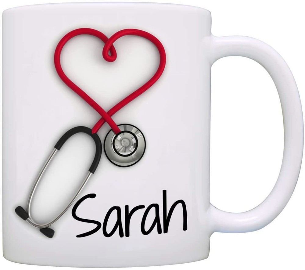 Personalized Stethoscope Coffee Mug Nurse Gifts For Women Nurse Mug Nurses Week