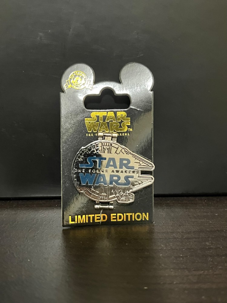 DISNEY PARKS STAR WARS FORCE AWAKENS MILLENNIUM FALCON PIN LIMITED EDITION