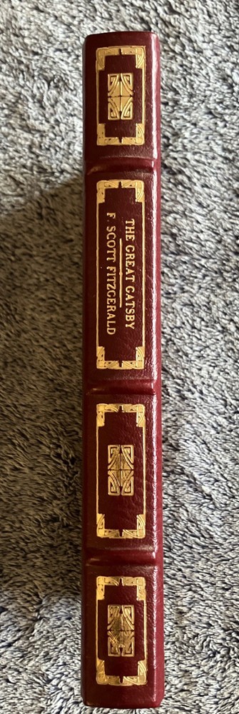 The Great Gatsby F. Scott Fitzgerald 1982 Hardcover Franklin Library 1/4 Leather