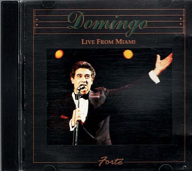 Live From Miami Placido Domingo Classical CD Good Condition