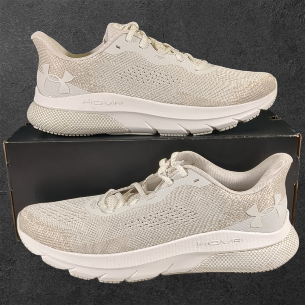 Under Armour HOVR Turbulence 2 Mens Size 12 Running Shoe in Summit White