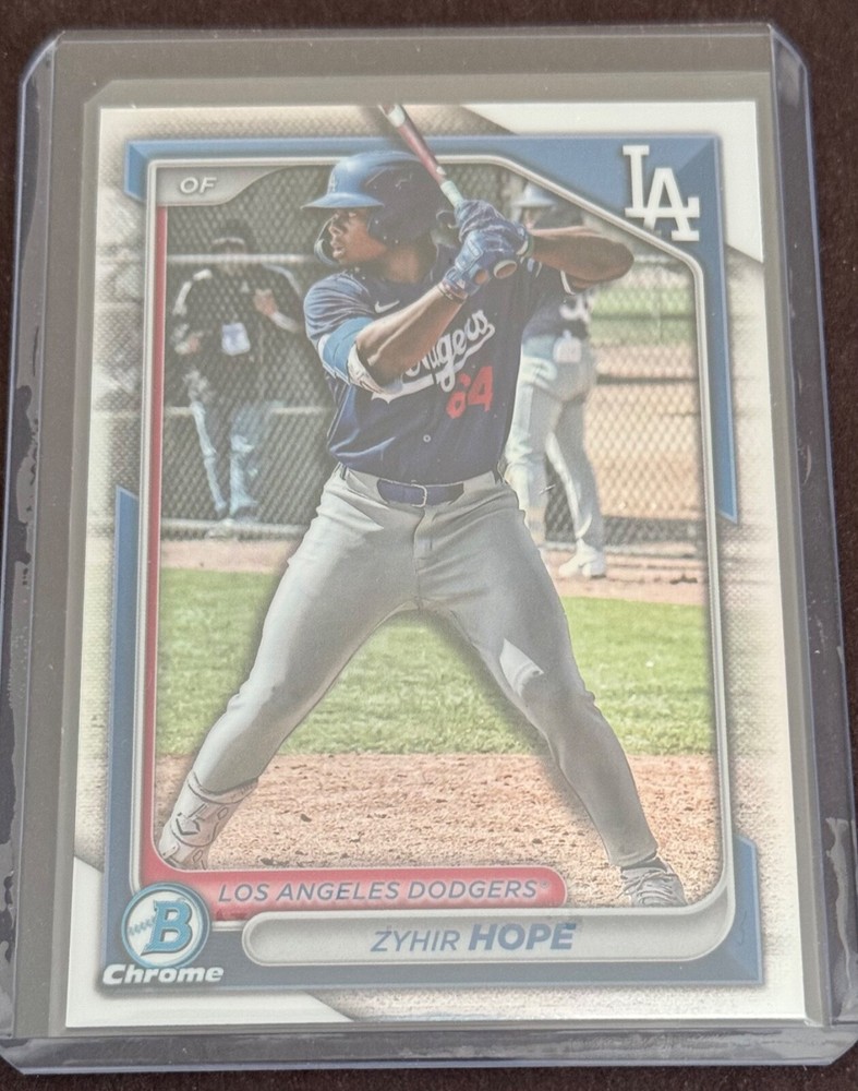2024 Bowman Chrome Zyhir Hope Refractor Dodgers Prospect