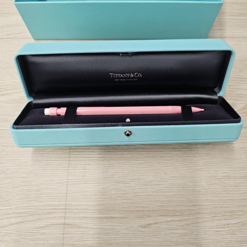 Tiffany & Co Blue Leather EMPTY Jewelry Gift Box for Bracelet Pen Watch