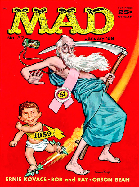 MAD Magazine #37 - January 1958 - Cover Poster
