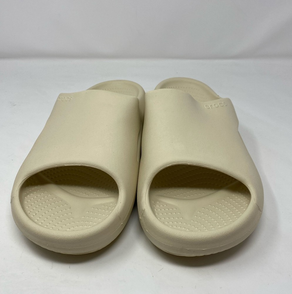 Crocs Mellow Recovery Slides Unisex Cream Size M13