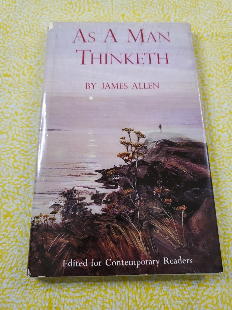 As A Man Thinketh by James Allen (Hardcover) 1968 Hallmark Edition Dust Jacket