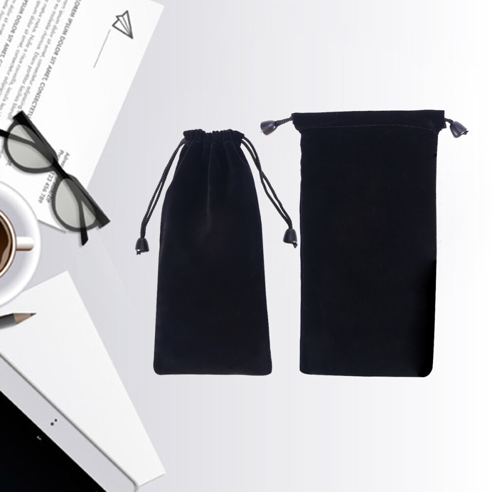 2PCS Cloth Bag Watch Storage Bags Small Drawstring Bags Rosary Box