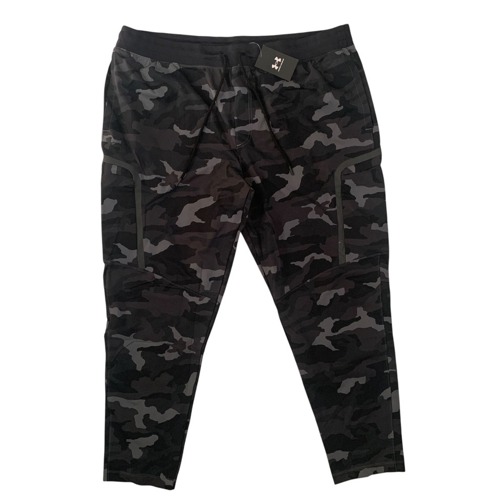 Under Armour Men's Size 3XL Fitted Sportstyle Elite Camo Tapered Cargo Pant New