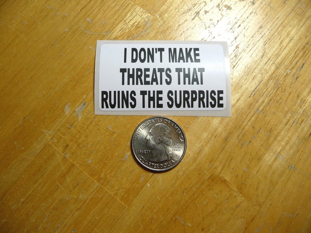 Don't Ruin the Surprise Decal - Bulk Pack of 1-50 Available