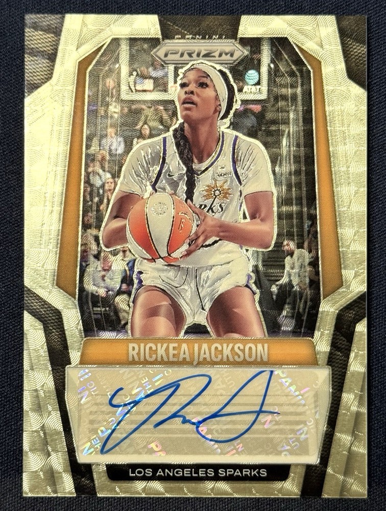 RICKEA JACKSON | 2025 Prizm WNBA | 1/1 Gold Vinyl Auto!