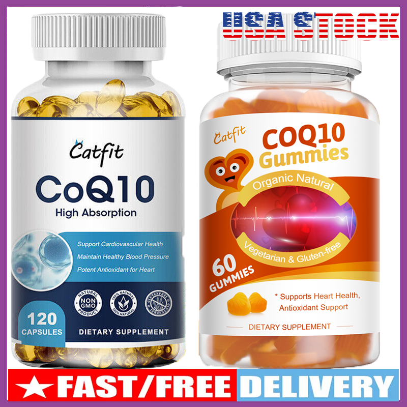 120+60 Coenzyme Q10 Antioxidant, Heart Health Support, Increase Energy & Stamina