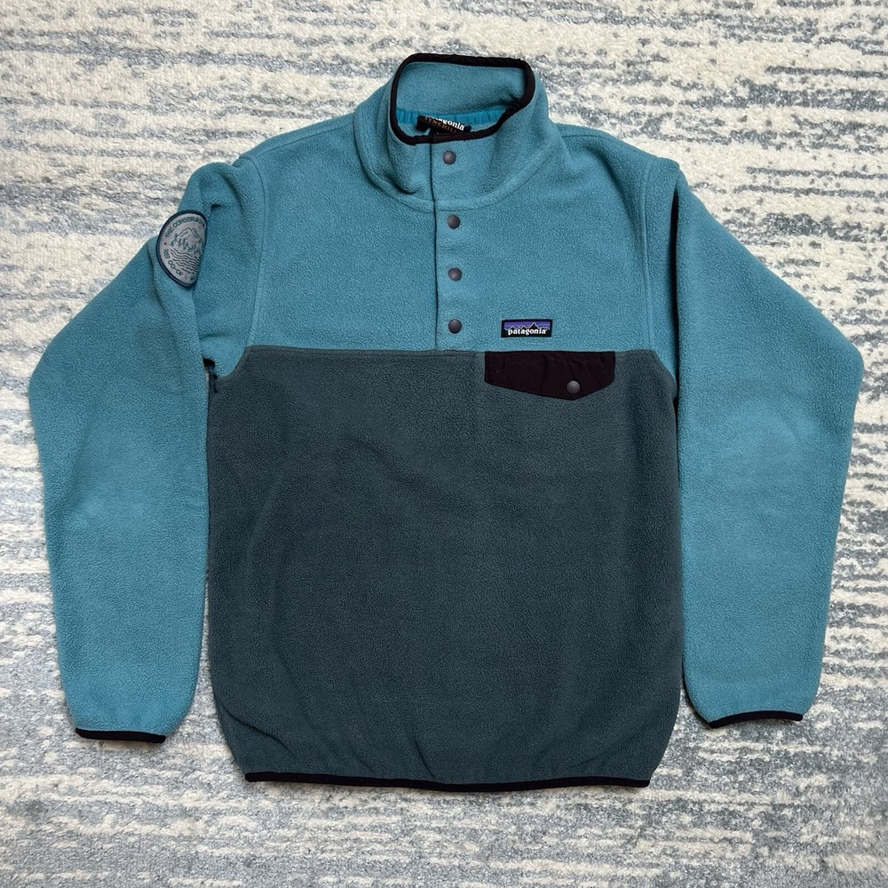 Patagonia Synchilla Snap-T Fleece Jacket Small Lightweight Eco-Friendly