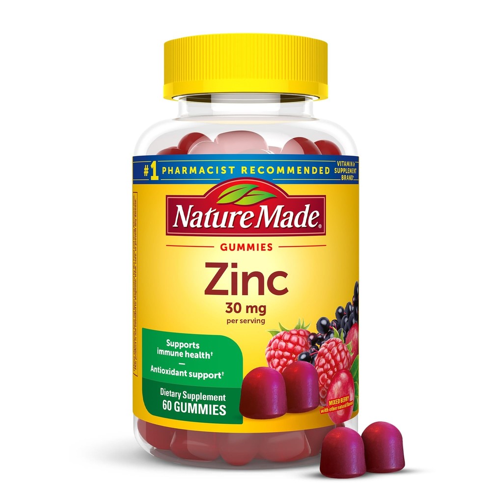 Extra Strength Zinc Supplements 30 mg, Dietary Supplement for Immune Health