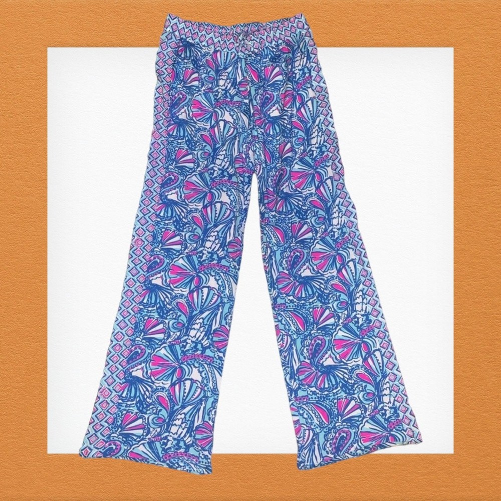 EUC Lilly Pulitzer Pull On Palazzo Pants Size XS