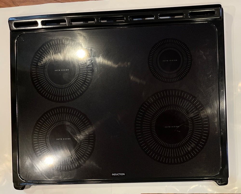 5304519397 OEM Frigidaire Induction Range Glass Top Black