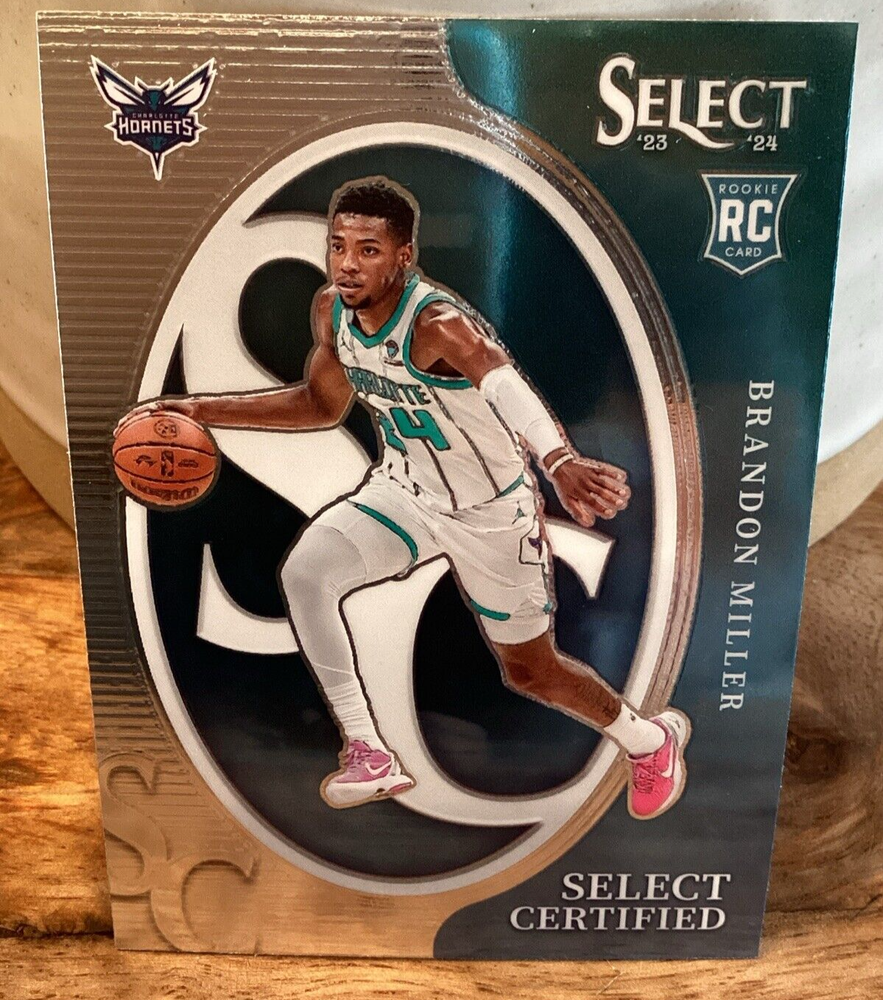 Brandon Miller Rookie RC Select Certified 2023-24 Charlotte Hornets #10