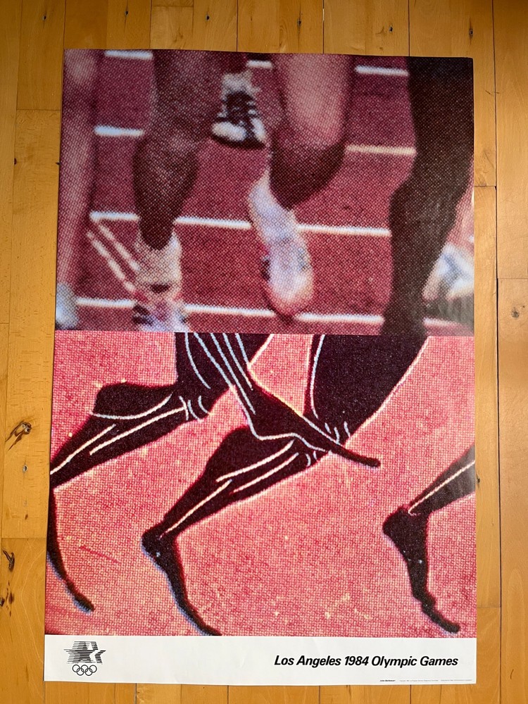JOHN BALDESSARI 1984 LOS ANGELES OLYMPIC POSTER