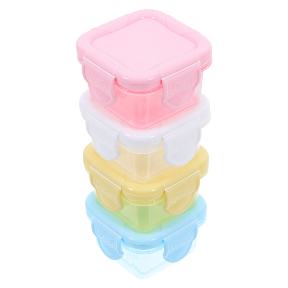 4-Piece Portable Freezer Food Storage Containers for Travel & Kitchen