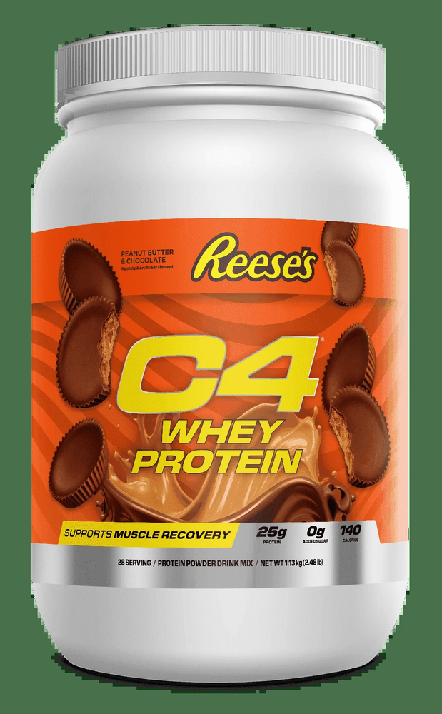 C4 Pro Whey Protein Powder, Reese'S Peanut Butter Cup Flavor, 25G of Protein, 28