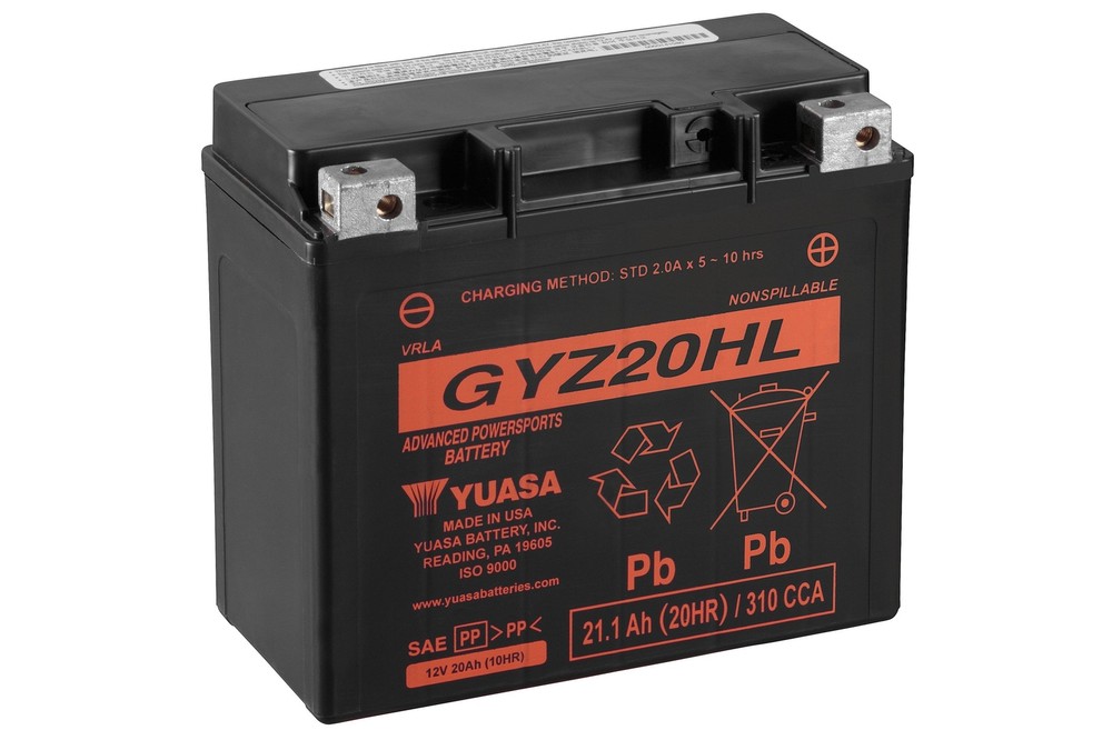 YUAM720GH GYZ20HL Factory Activated GYZ H Series AGM Battery
