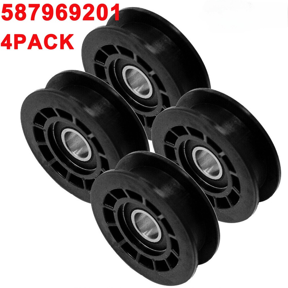 4PCS Idler Pulley Replacement for Husqvarna 587969201 5803643-01 596856602 596856601