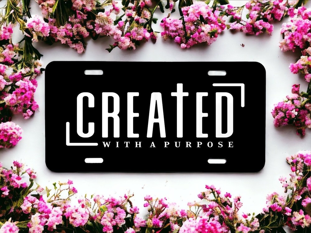 Laser Engraved Custom Front License Plate for Cars & Trucks