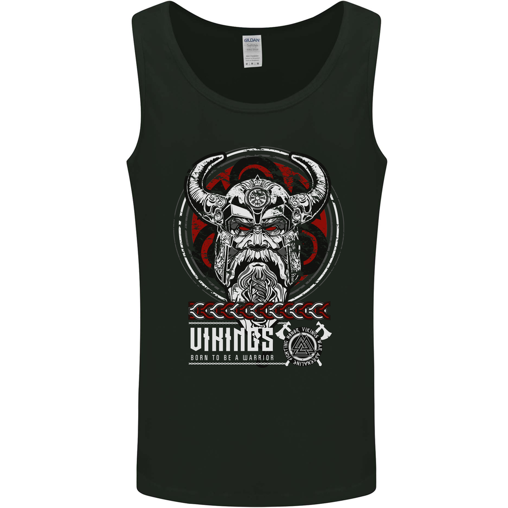 Born to be Vikings Ragnar Odin Valhalla Mens Vest Tank Top