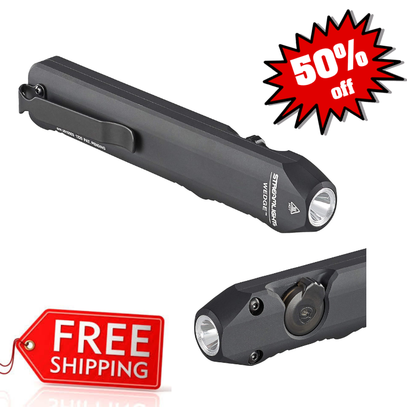 88810 Wedge 300-Lumen Slim Everyday Carry Flashlight A40