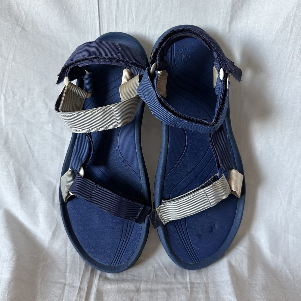 TEVA X BEAMS HURRICANE XLT2 COLLAB BLK/BLUE SPORT SANDALS, M's 11, GPOC