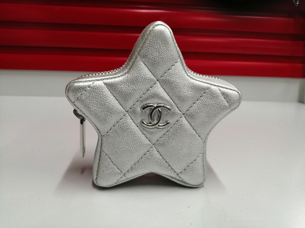 CHANEL Star Coin Case Bag SV Matrasse E594E242 360496