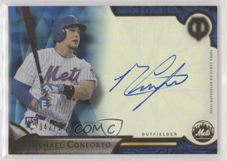 2016 Topps Tribute Blue /150 Michael Conforto #TA-MCO Rookie Auto RC