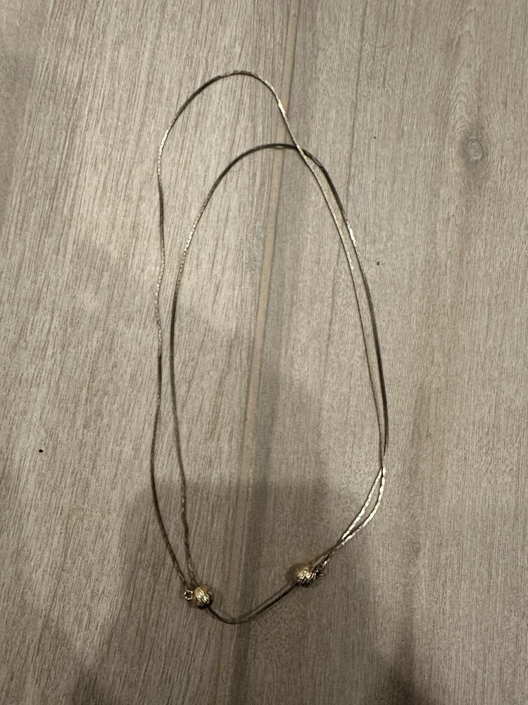 Adjustable Sterling Silver Necklace