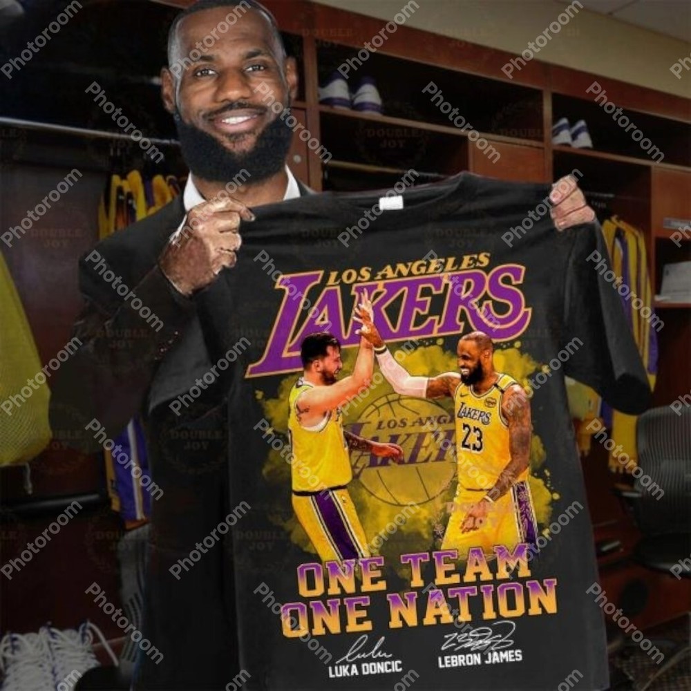 LA Lakers One Team One Nation Limited Edition Shirt